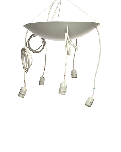 van verre Ster display wit