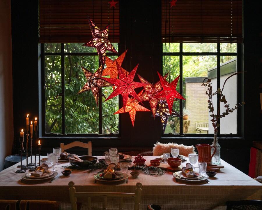 Van Verre Ster Jaipur Rood/oranje