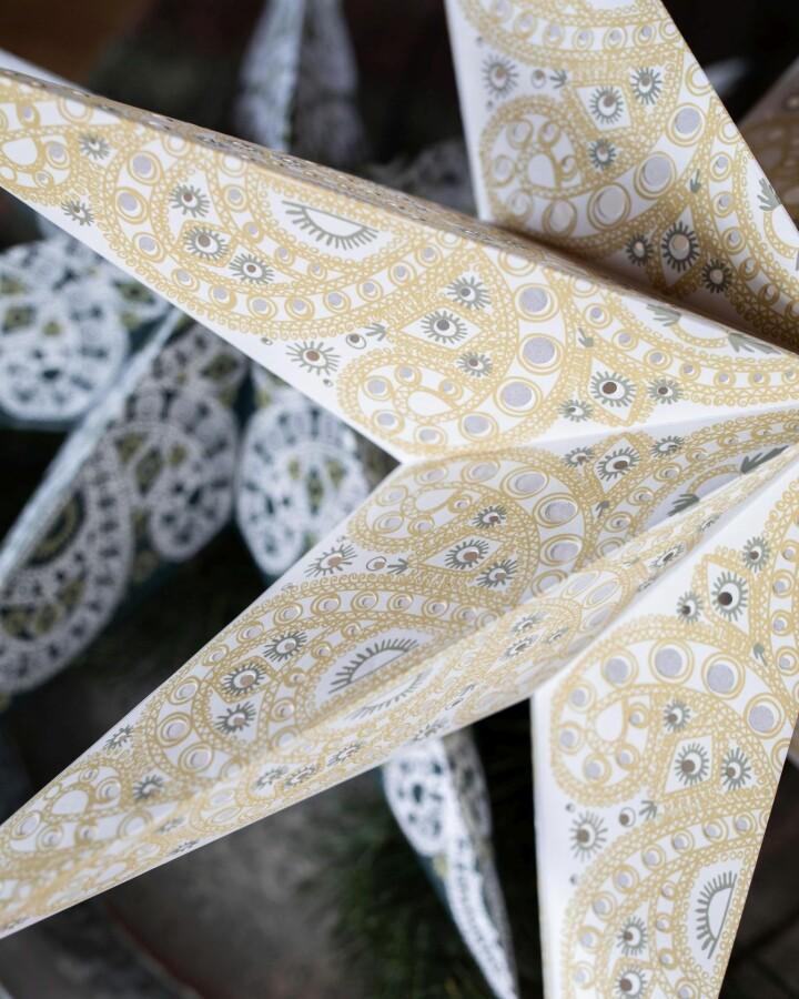 van verre Ster kashmir wit