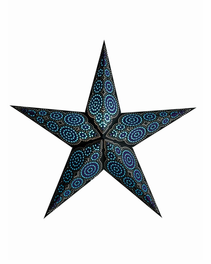 van verre Ster marrakesh zwart/turquoise