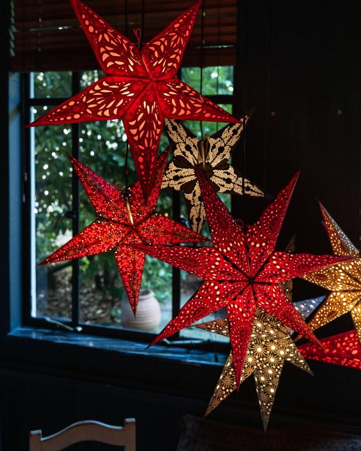 Van Verre Ster Mono Klein Rood