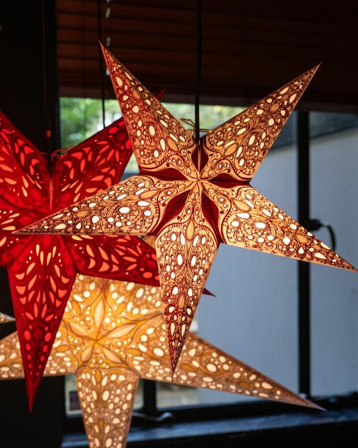 van verre Ster raja klein rood