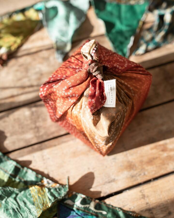 Van Verre Stoffen Cadeau Verpakking Re-usable