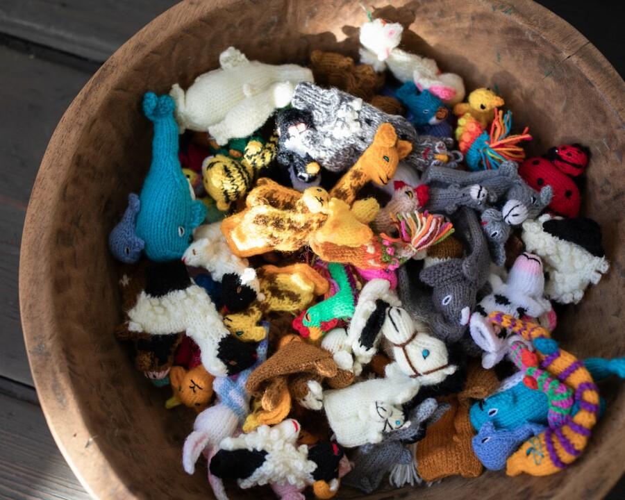 Van Verre Vingerpoppetje Dieren Enkel