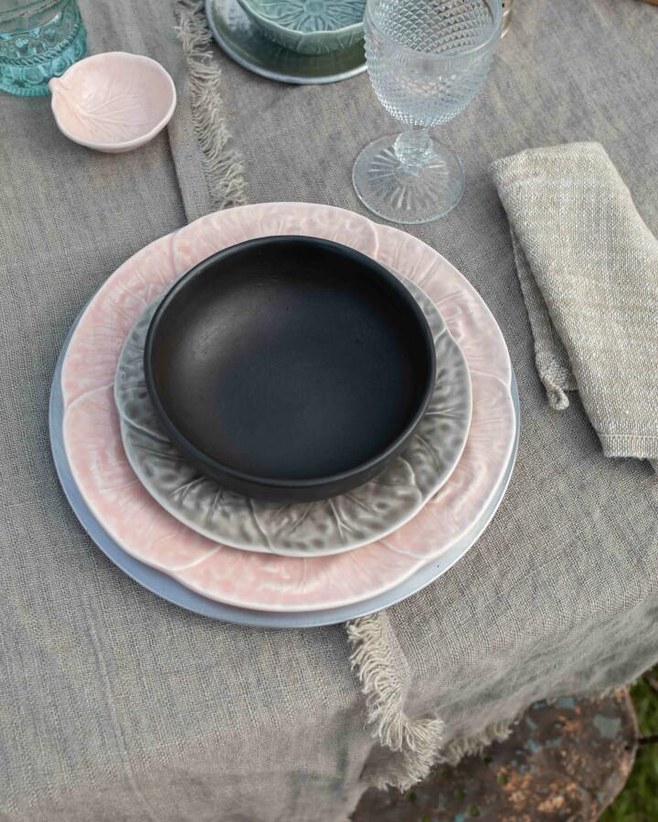 van verre Zwart aardewerk kom Ø15 5cm