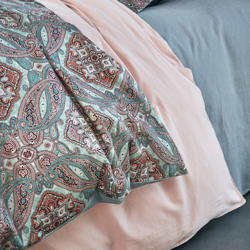 Vandyck CHARM Dekbedovertrekset | Pearl Blue Pearl Blue