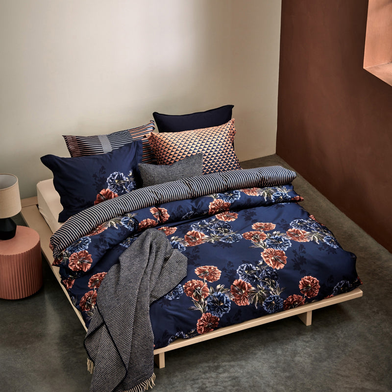 Vandyck DIAMONDS Dekbedovertrek | Oceanview Off Black