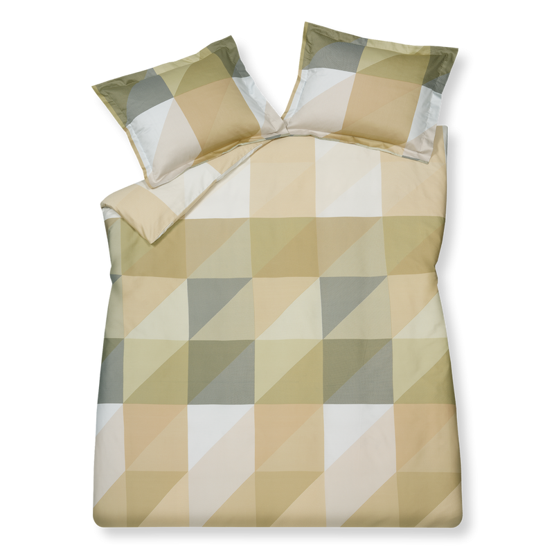 vandyck FLASHY dekbedovertrek | light olive light olive