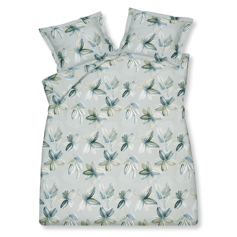 vandyck FLOWER PARTY dekbedovertrek | pearl blue pearl blue