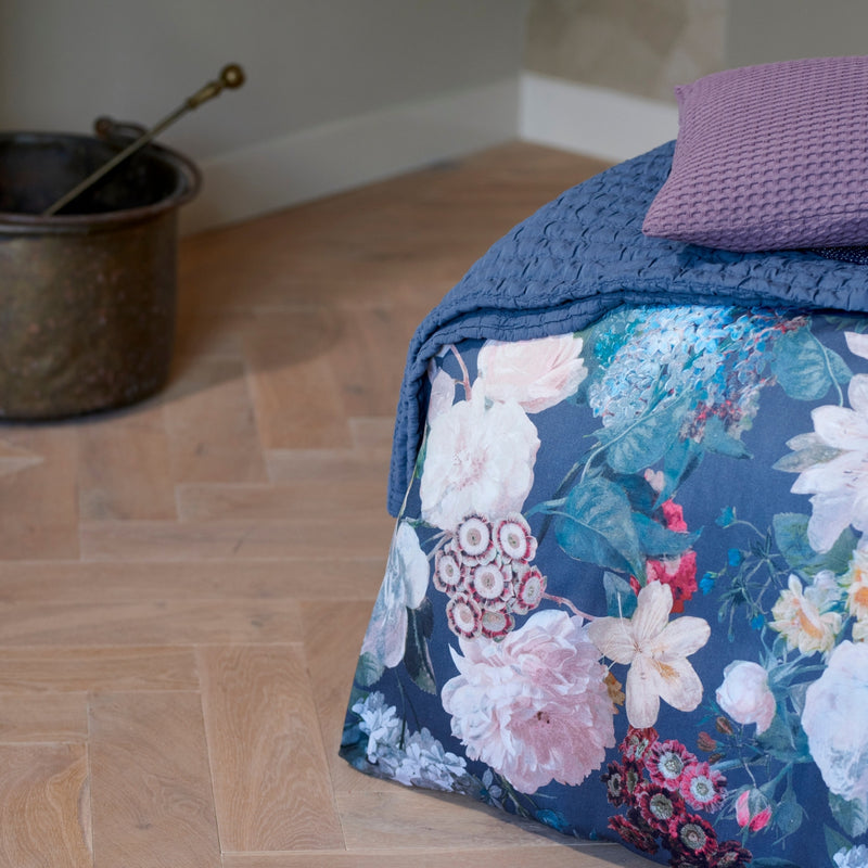 Vandyck FLOWERBOMB Dekbedovertrek | Oceanview Cream Tan