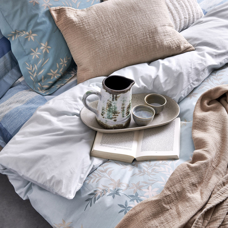 Vandyck FRIZZLE Dekbedovertrek | Pearl Blue Pearl Blue