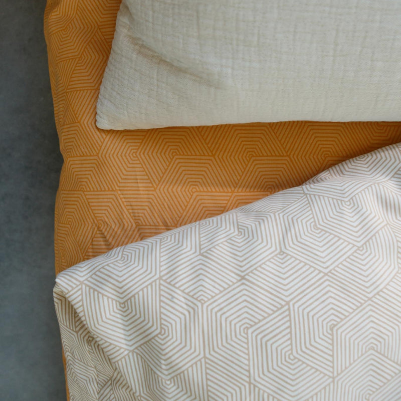 Vandyck GEOMETRICAL Dekbedovertrek | Apricot Blush Apricot Blush