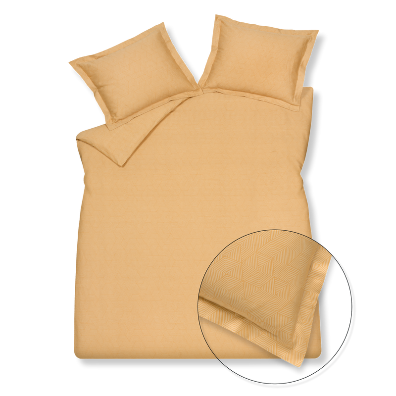 vandyck GEOMETRICAL dekbedovertrek | apricot blush apricot blush