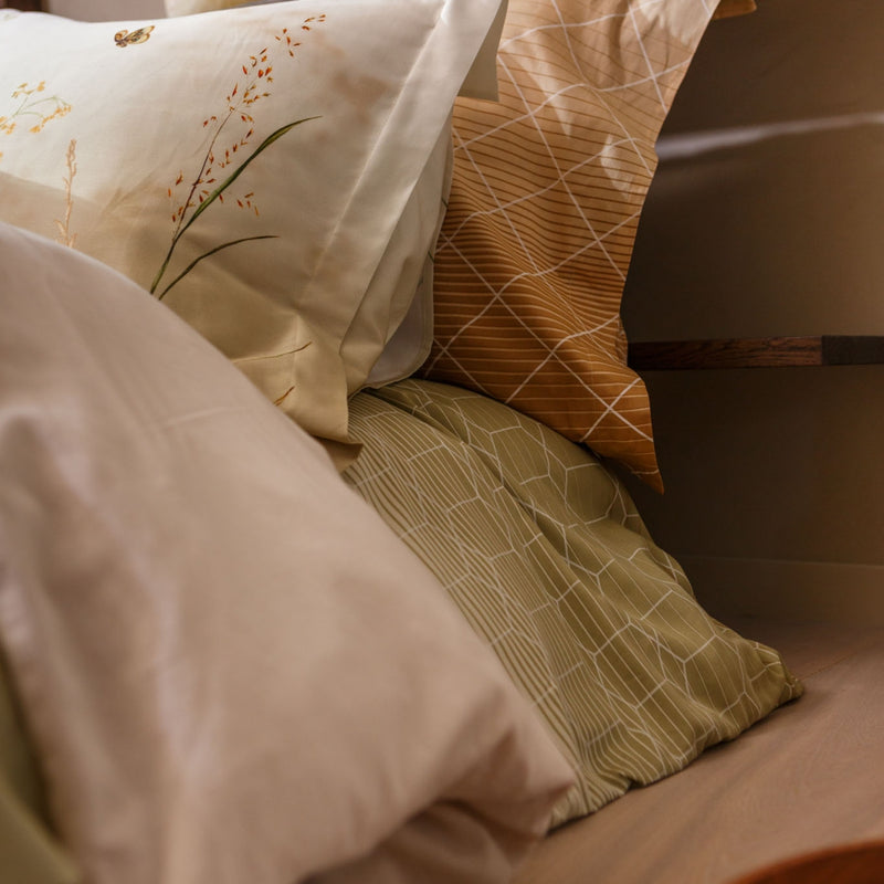 Vandyck GRADIENT Dekbedovertrek | Apricot Blush Pearl Blue