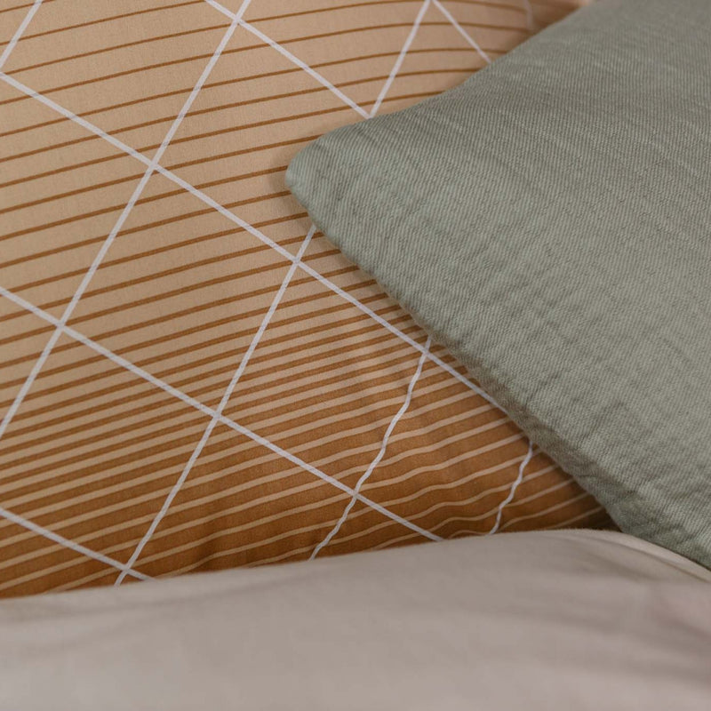 Vandyck GRADIENT Dekbedovertrek | Apricot Blush Pearl Blue