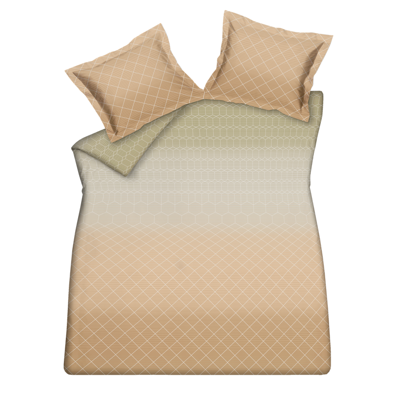 vandyck GRADIENT dekbedovertrek | apricot blush pearl blue
