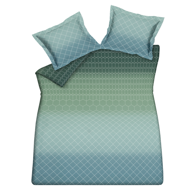 vandyck GRADIENT dekbedovertrek | pearl blue pearl blue
