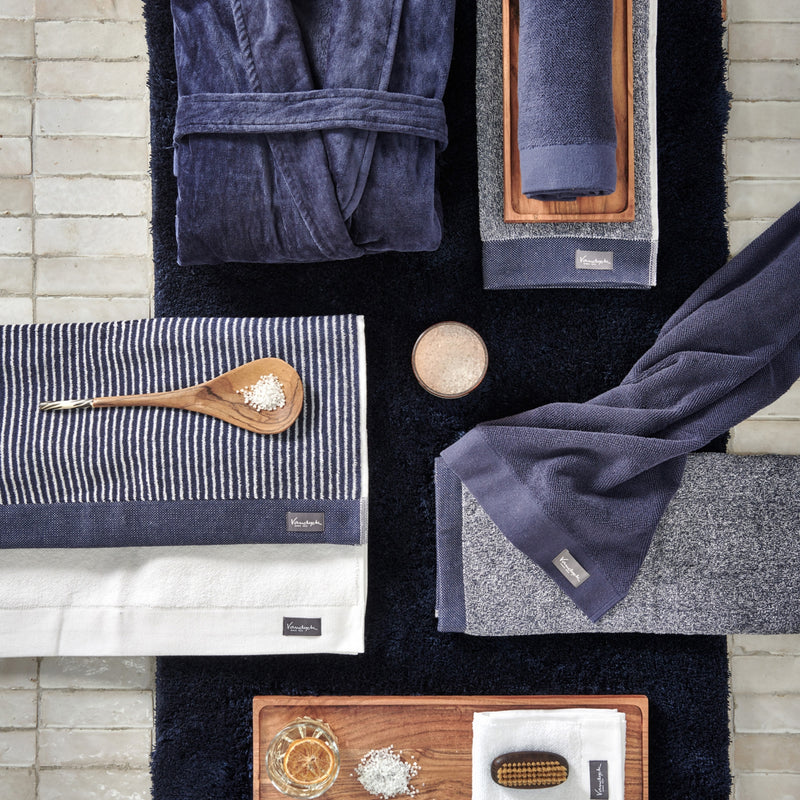 Vandyck HOME PETIT LIGNE Badgoed | Blue Ink Honey Gold