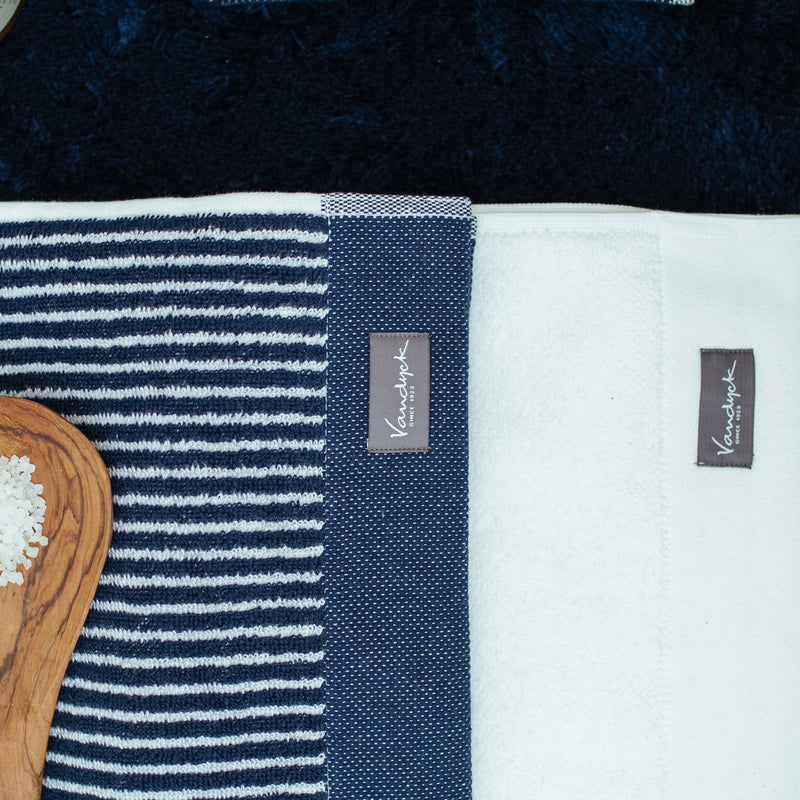 Vandyck HOME PETIT LIGNE Badgoed | Blue Ink Honey Gold