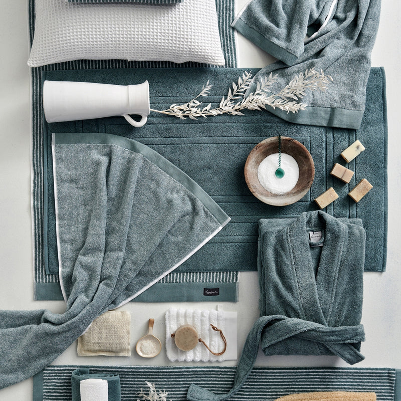 Vandyck HOME PETIT LIGNE Badgoed | Pearl Blue Honey Gold