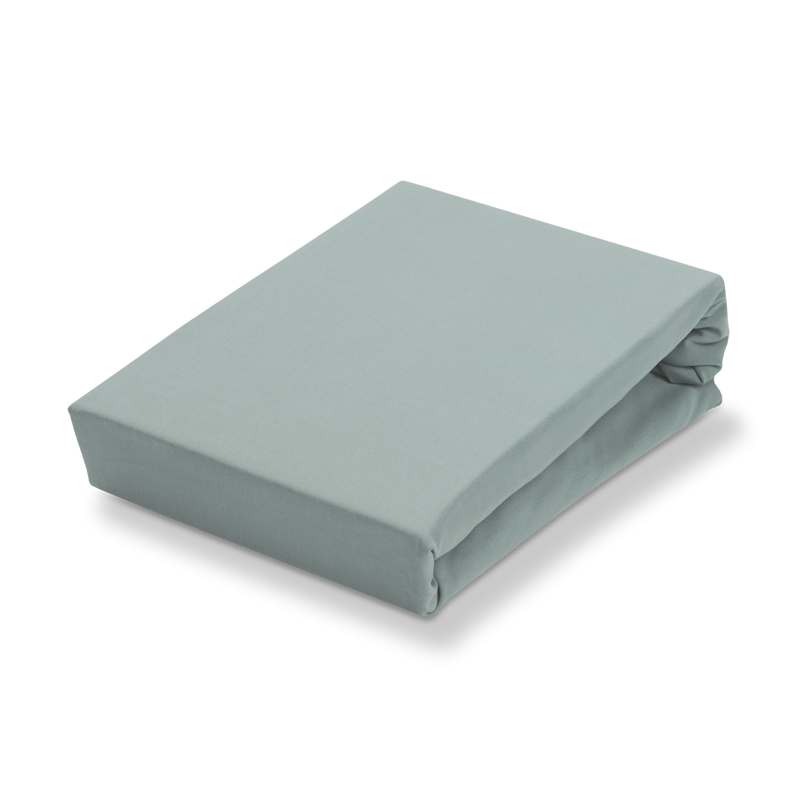 vandyck JERSEY SOFT split-topper hoeslaken | celadon green white