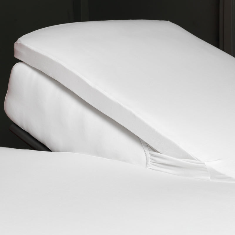 Vandyck MOLTON STRETCH Split-topper Hoeslaken | White