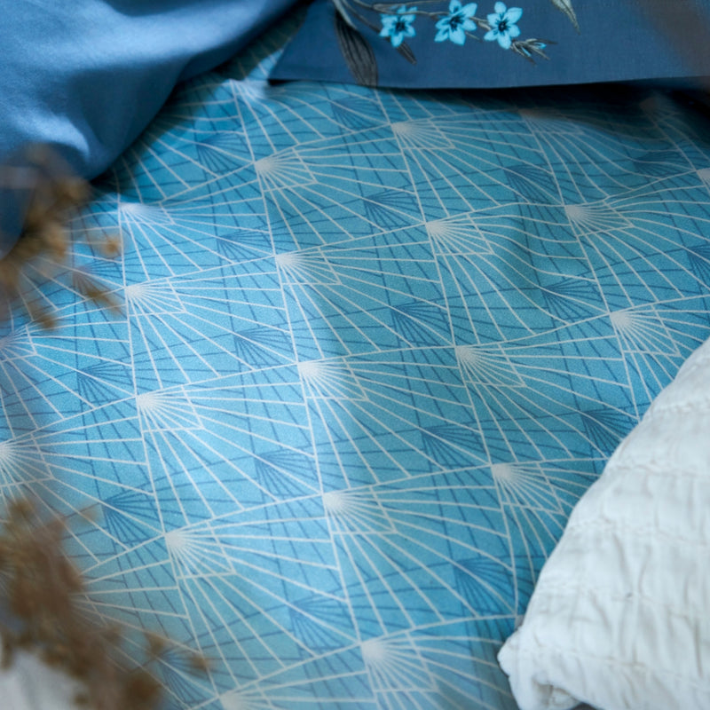 Vandyck MORNING STAR Dekbedovertrek | Pearl Blue Fudge