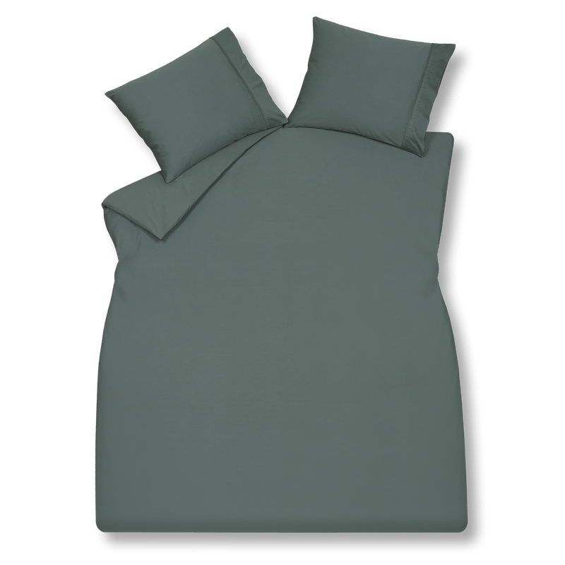 vandyck PURE 07 dekbedovertrek XL | dark green dark green