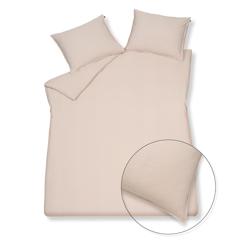 vandyck PURE 24 dekbedovertrek | pale pink smoke green