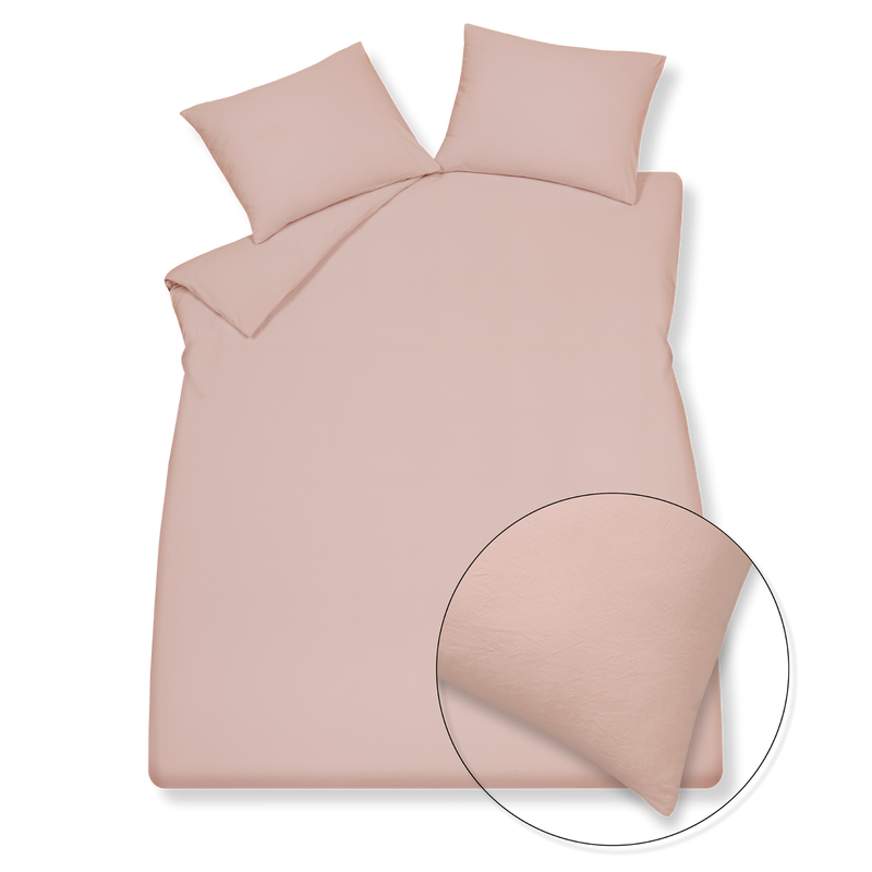 vandyck PURE 66 dekbedovertrek | sepia pink light stone