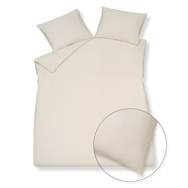 vandyck PURE 84 dekbedovertrekset | cream tan pearl blue