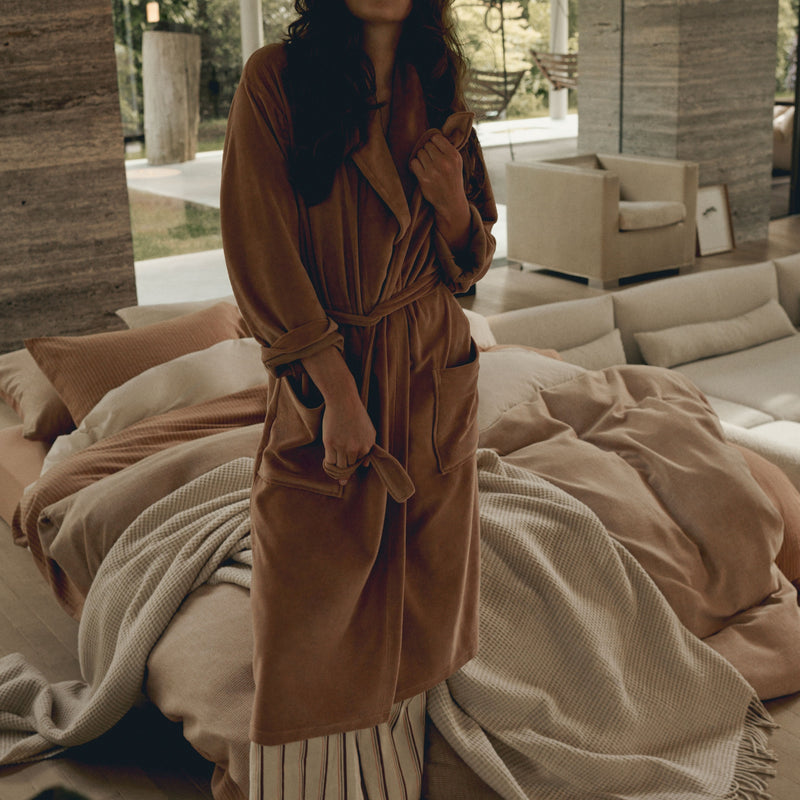 Vandyck Pure 85 Dekbedovertrekset | Praline Pearl Blue