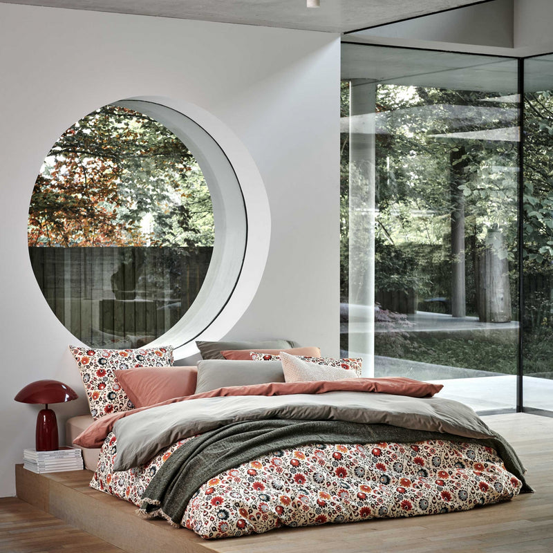 Vandyck Pure 87 Dekbedovertrekset | Cream Tan Sepia Pink