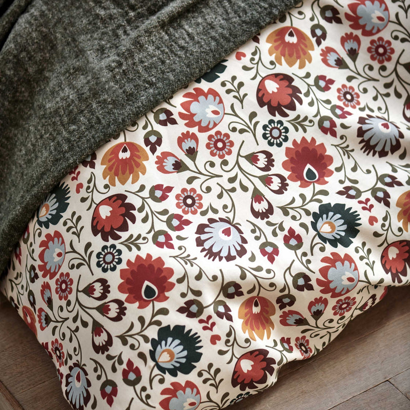 Vandyck Pure 87 Dekbedovertrekset | Cream Tan Sepia Pink