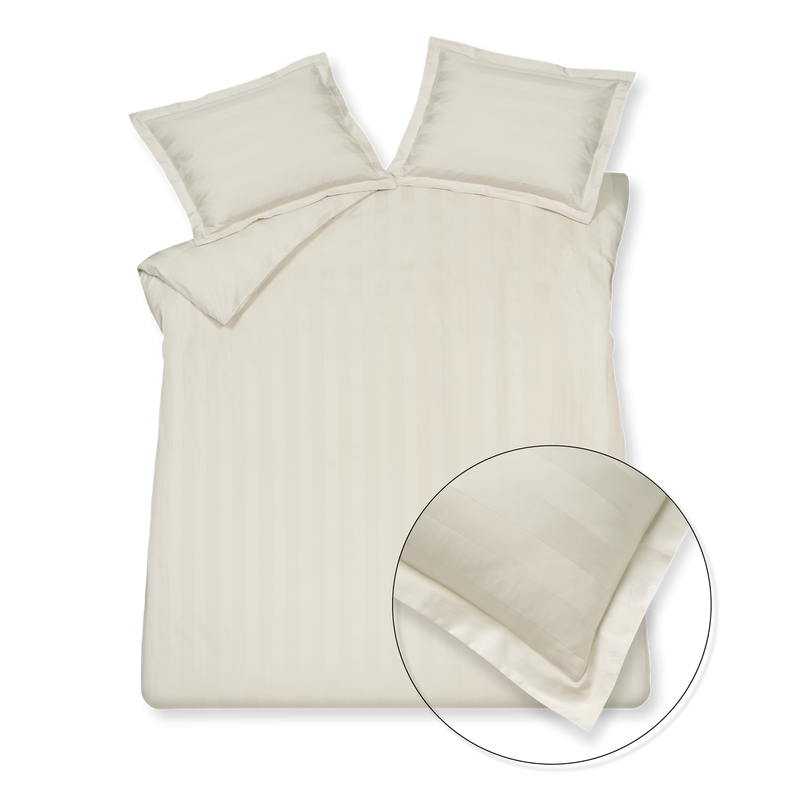 vandyck PURITY 86 dekbedovertrek | cream tan sage green