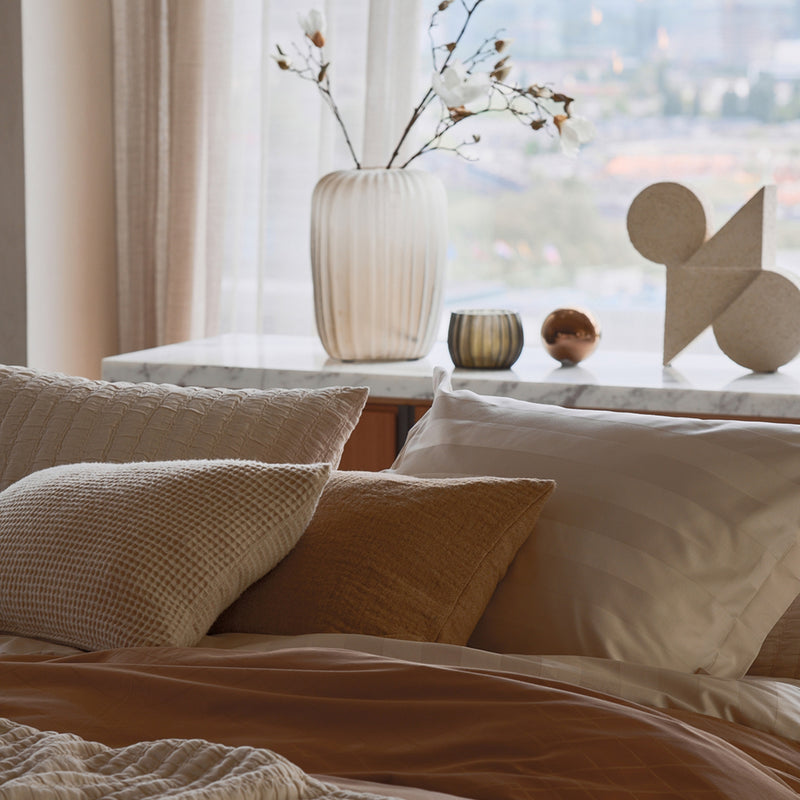 Vandyck PURITY MONACO Dekbedovertrek | Caramel Cream Tan