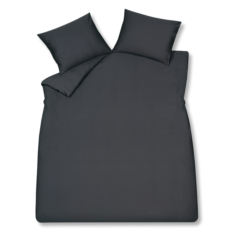 Vandyck PURITY MONACO Dekbedovertrek | Off Black Cream Tan