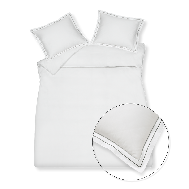 vandyck PURITY NAPELS dekbedovertrek XL | off black off black