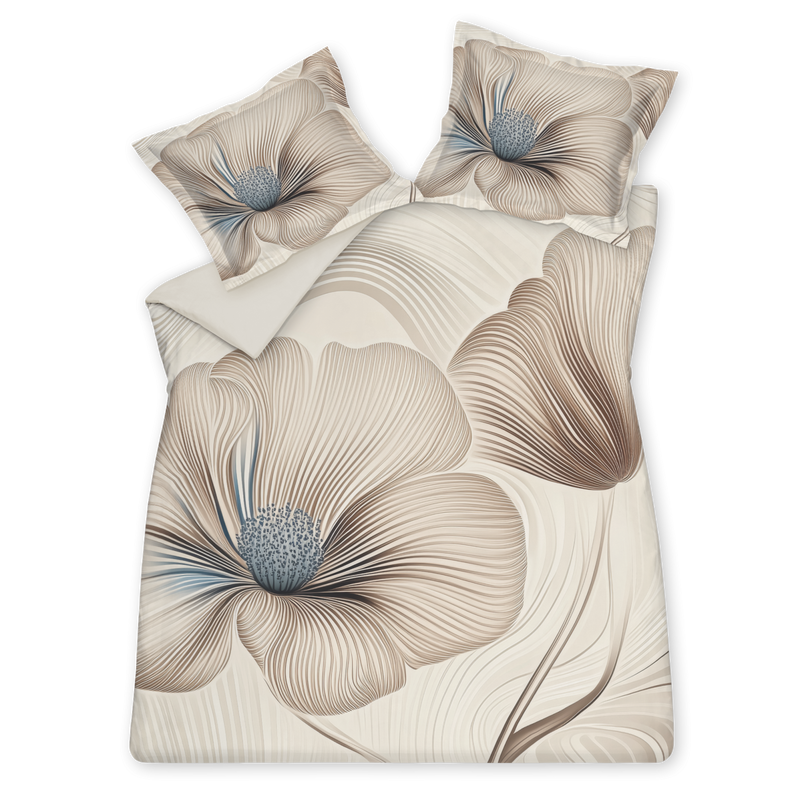 vandyck ROYAL GARDEN XL dekbedovertrekset | cream tan