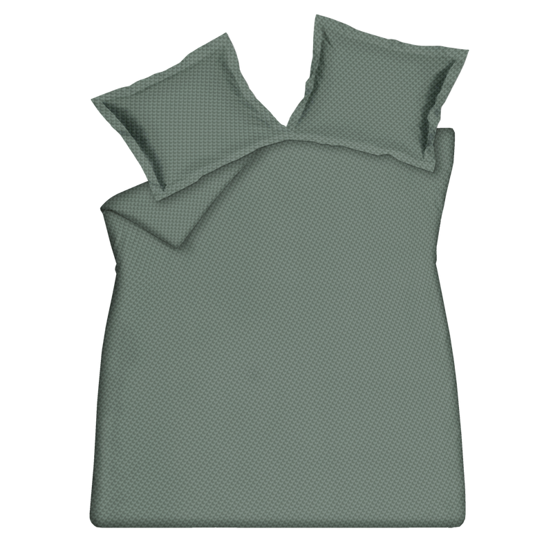 vandyck SHAPES dekbedovertrek | sage green sage green