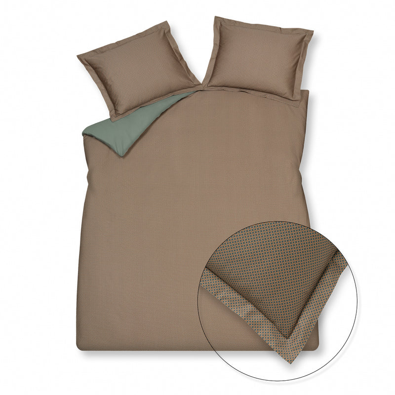 vandyck SPARKLES dekbedovertrek | sage green sage green