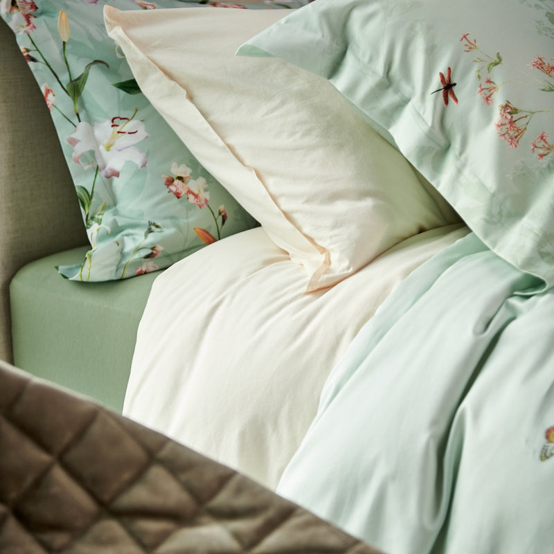 Vandyck AZALEA Dekbedovertrekset | Light Green