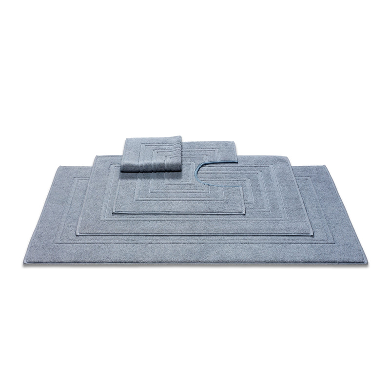 vandyck BATHMAT HOUSTON NEW | dusty blue almond