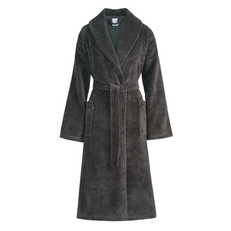 Vandyck BEAUMONT Badjas | Anthracite Burgundy