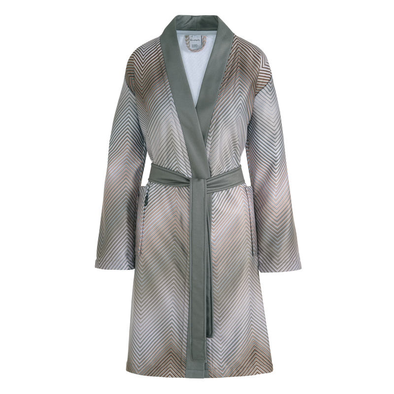 vandyck BELLA badjas | thyme mineral blue