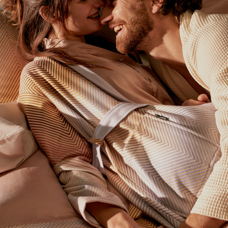 Vandyck BELLA Badjas | Viola Mineral Blue