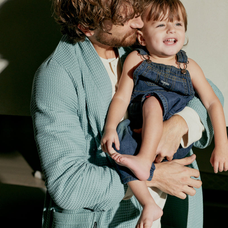 Vandyck BIARRITZ Badjas | Mineral Blue Lavender Blue