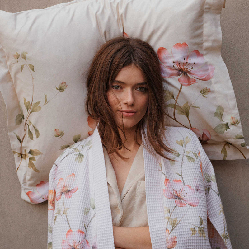 Vandyck BLOSSOM BREEZE Dekbedovertrekset | Cream Tan