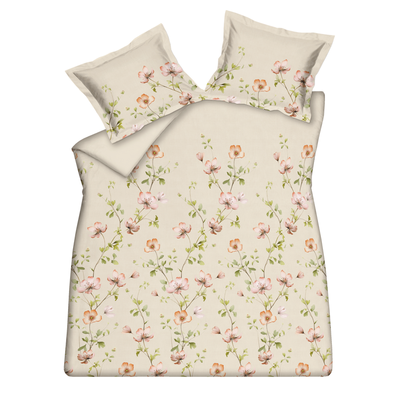 vandyck BLOSSOM BREEZE dekbedovertrekset | cream tan