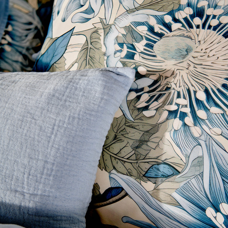 Vandyck BLUE WANDER Dekbedovertrekset | Pearl Blue